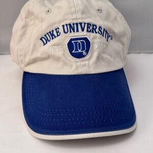 Duke University Blue and Cream Cap